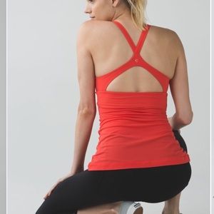 Lululemon Wrap It Up Tank - Orange